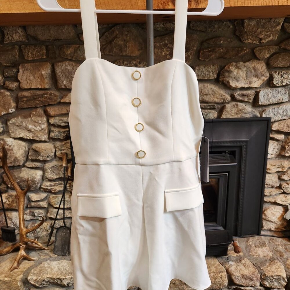 Black Halo, Harvey playsuit, size 10, brand new with tags